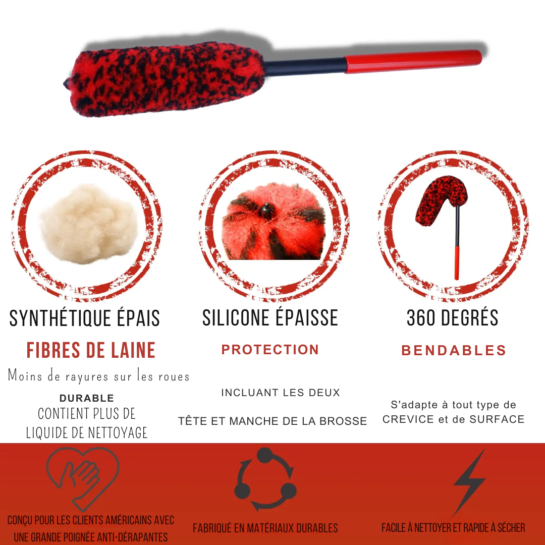 Brosse Nettoyant en microfibre - Eponge voiture