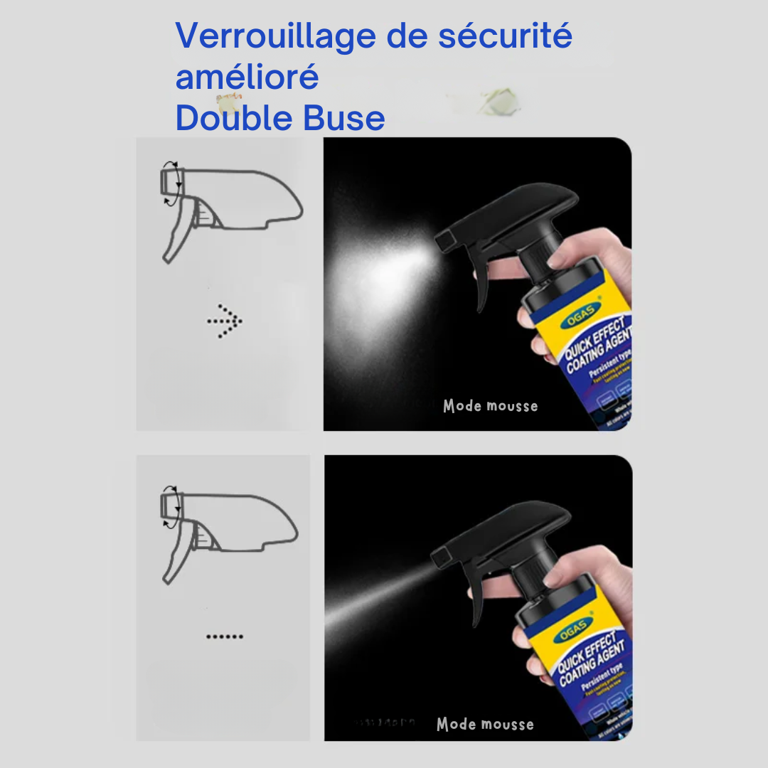 OGAS® - Spray nettoyant pare-brise 120 ml