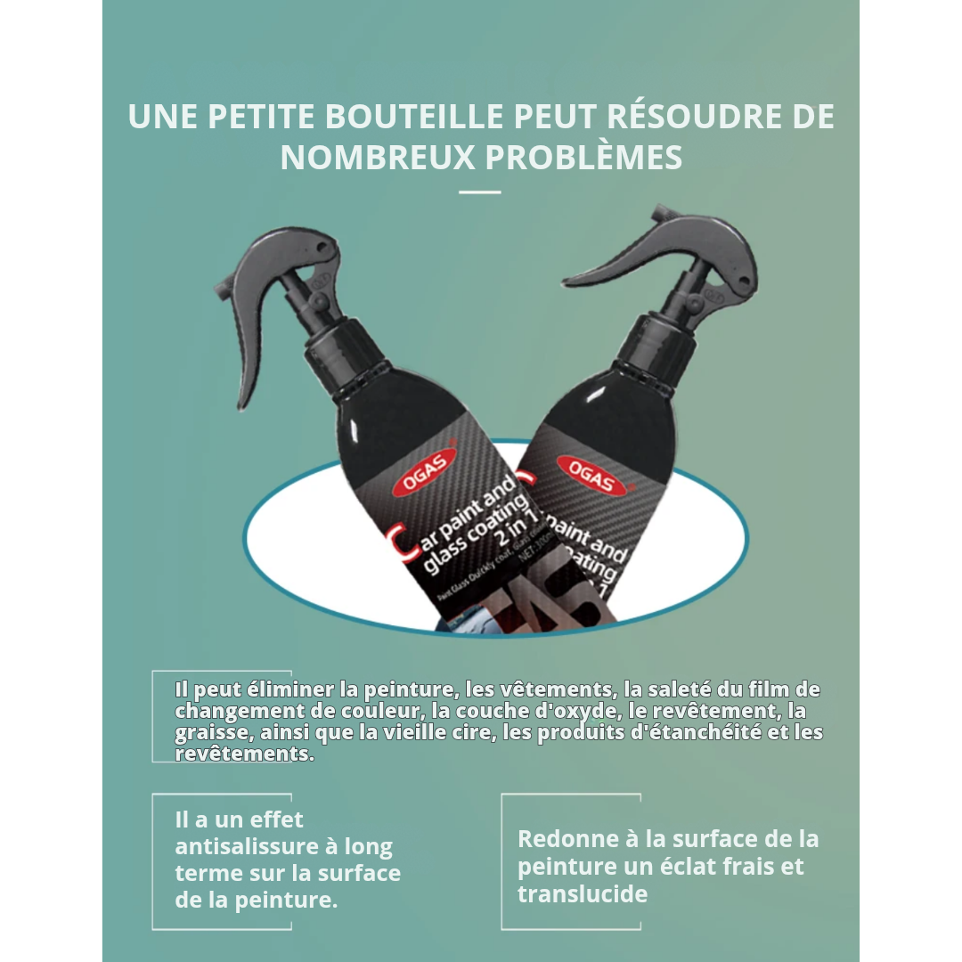 OGAS® - Spray Nettoyant anti-buée pour vitres