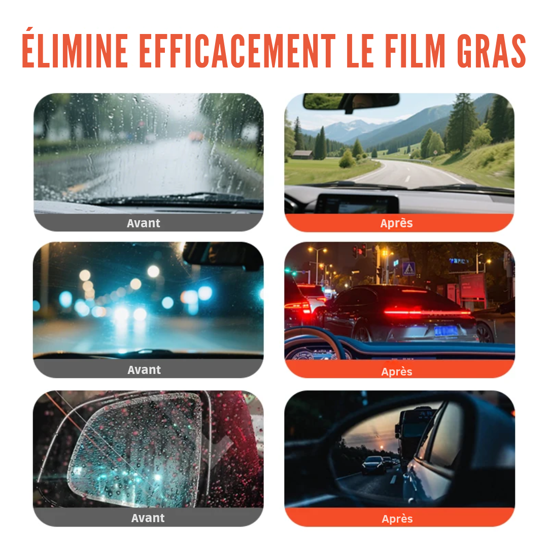 OGAS® - Pâte Nettoyant de pare-brise de voiture