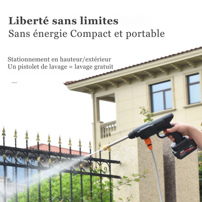 Soluket – Kit Nettoyeur Haute Pression 6 en 1 avec 2 batteries 48 V