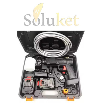 Soluket – Kit Nettoyeur Haute Pression 6 en 1 avec 2 batteries 48 V