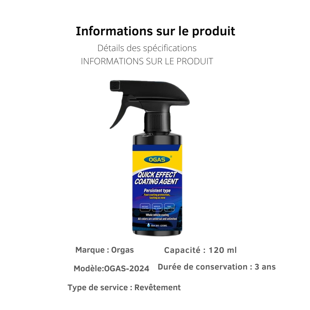 OGAS® - Spray nettoyant pare-brise 120 ml