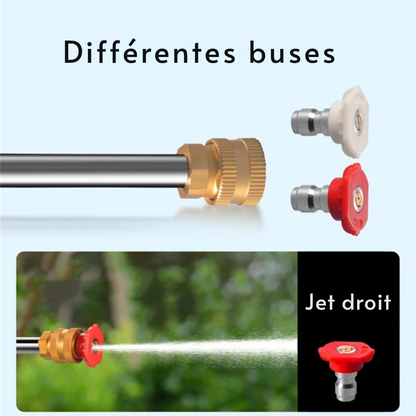 Soluket – Kit Nettoyeur Haute Pression 6 en 1 avec 2 batteries 48 V